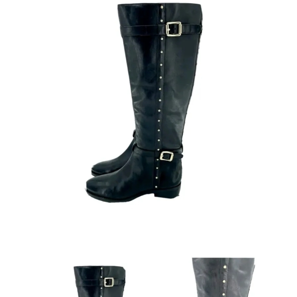 Black Vince Camuto Preslin Boots Sz 7.5 NWOB